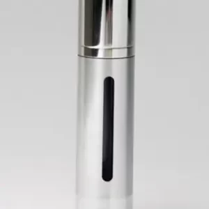 Envase Airless 50 ml Plata con Ventana Transparente